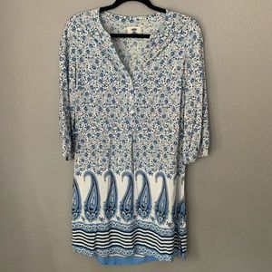 Old Navy 3/4 Sleeve Tunic Dress